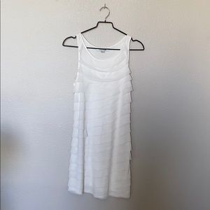 White bridal shower dress